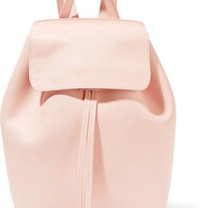 Mansur gavriel Rosa saffiano leather backpack